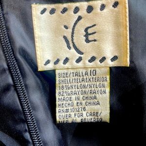 Black Velvet Strapless Dress! Size 10, never worn.